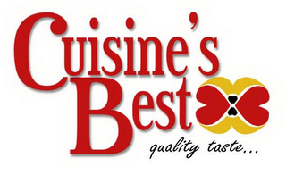 CUISINE'S BEST QUALITY TASTE