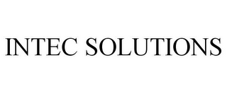 INTEC SOLUTIONS