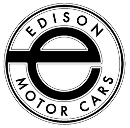 EDISON MOTOR CARS E