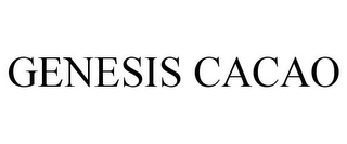 GENESIS CACAO