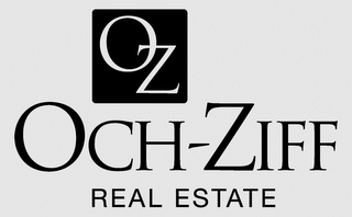 OZ OCH-ZIFF REAL ESTATE