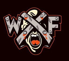 STYLIZED LETTERING "XWF" AND A STYLIZED HUMAN FACE