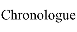 CHRONOLOGUE