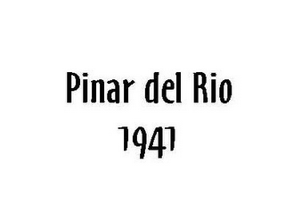 PINAR DEL RIO 1941