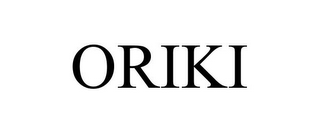 ORIKI