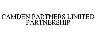 CAMDEN PARTNERS LIMITED PARTNERSHIP