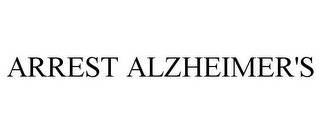 ARREST ALZHEIMER'S