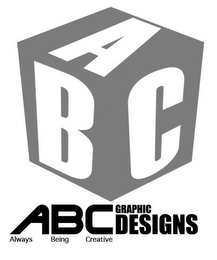 ABC ABC GRAPHIC DESIGNS ALWAYS BEING CREATIVE