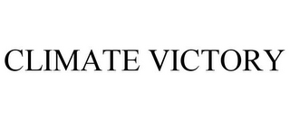 CLIMATE VICTORY