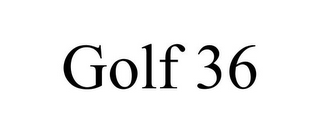 GOLF 36