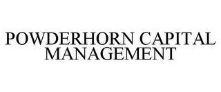 POWDERHORN CAPITAL MANAGEMENT