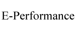 E-PERFORMANCE