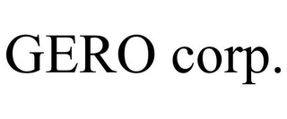 GERO CORP.