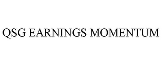 QSG EARNINGS MOMENTUM