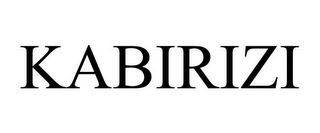 KABIRIZI