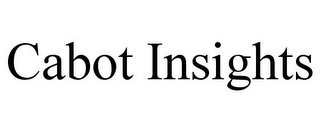 CABOT INSIGHTS