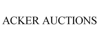 ACKER AUCTIONS