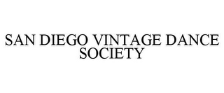 SAN DIEGO VINTAGE DANCE SOCIETY