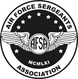 AIR FORCE SERGEANTS ASSOCIATION AFSA MCMLXI