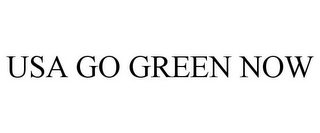 USA GO GREEN NOW