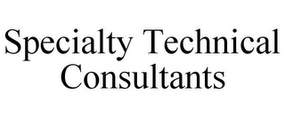 SPECIALTY TECHNICAL CONSULTANTS