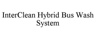 INTERCLEAN HYBRID BUS WASH SYSTEM