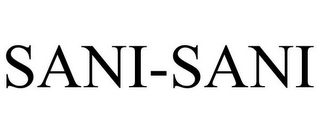 SANI-SANI