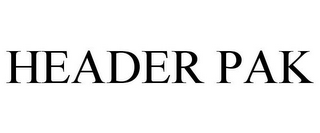 HEADER PAK