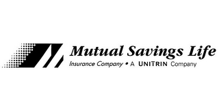 M MUTUAL SAVINGS LIFE INSURANCE COMPANY · A UNITRIN COMPANY