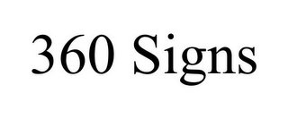 360 SIGNS