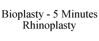 BIOPLASTY - 5 MINUTES RHINOPLASTY