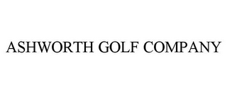 ASHWORTH GOLF COMPANY