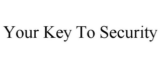 YOUR KEY TO SECURITY