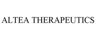 ALTEA THERAPEUTICS