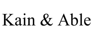 KAIN & ABLE