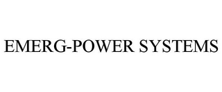 EMERG-POWER SYSTEMS