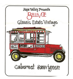 NAPA VALLEY PRESENTS BELLEVUE CLASSIC ESTATE VINTAGE CABERNET SAVIGNON