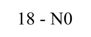 18 - N0