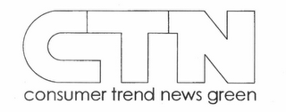 CTN CONSUMER TREND NEWS GREEN