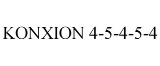 KONXION 4-5-4-5-4