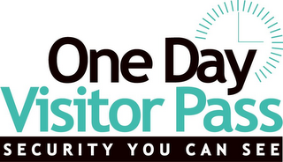 ONE DAY VISITOR PASS SECURITY YOU CAN SEE