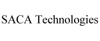 SACA TECHNOLOGIES