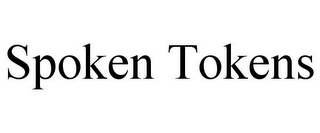 SPOKEN TOKENS