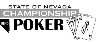 RENO STATE OF NEVADA CHAMPIONSHIP POKER GSR