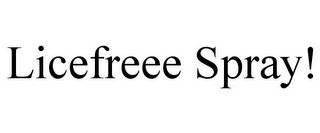 LICEFREEE SPRAY!