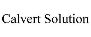 CALVERT SOLUTION