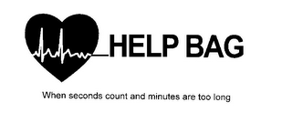 HELP BAG WHEN SECONDS COUNT AND MINUTES ARE TOO LONG