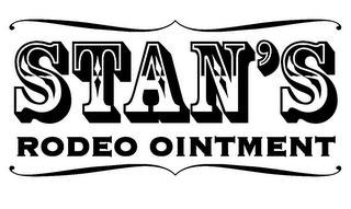 STAN'S RODEO OINTMENT