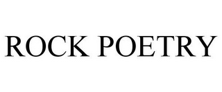 ROCK POETRY