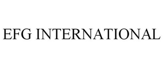 EFG INTERNATIONAL